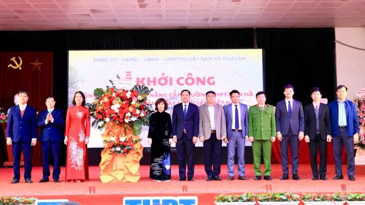 Khởi công cải tạo, nâng cấp trường THPT Liên Hà 